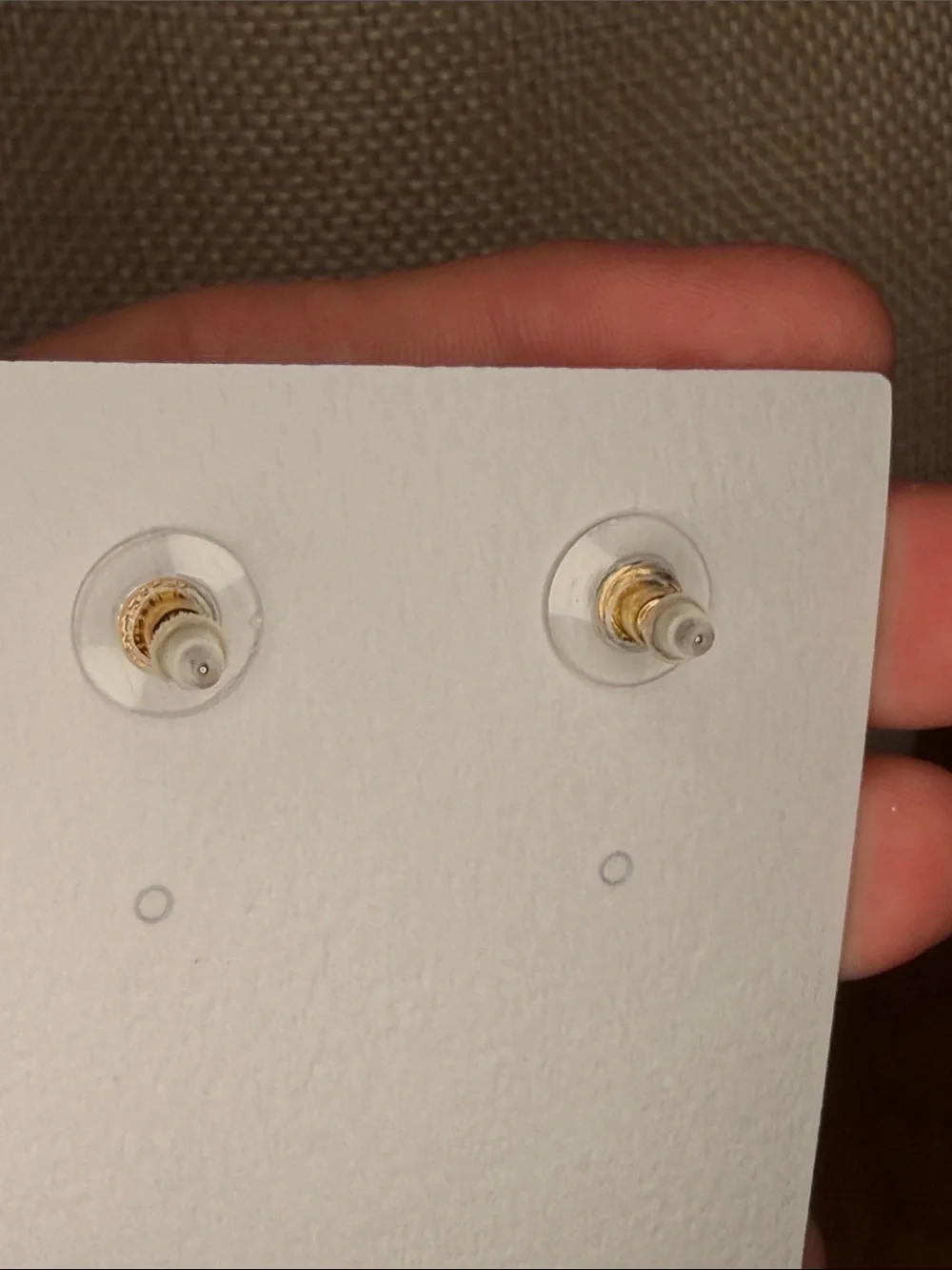 .38 SPL Bullet Head Earrings - Gold Tone